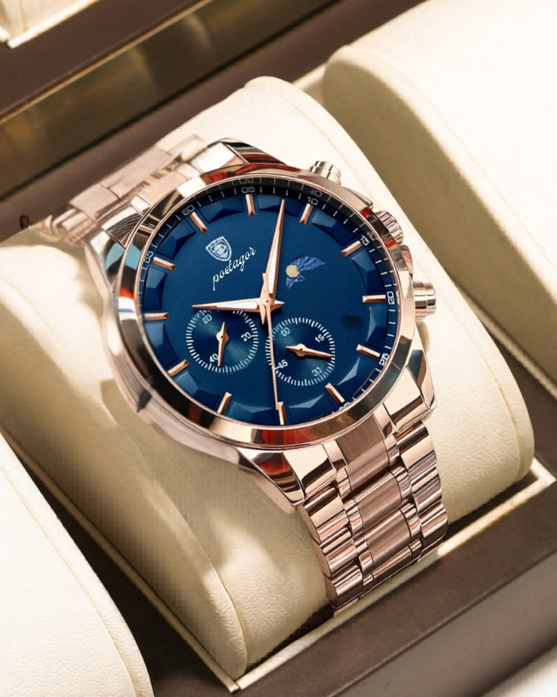 MONACO — Chronograph Steel Watch – detail 4