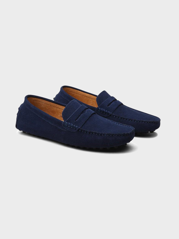 MARINA Suede Boat Loafers