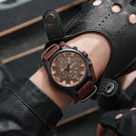 MARBELLA — Vintage Leather Watch – detail 6