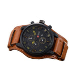 MARBELLA — Vintage Leather Watch – detail 5